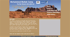 Desktop Screenshot of mohammedmutlakcamp.com